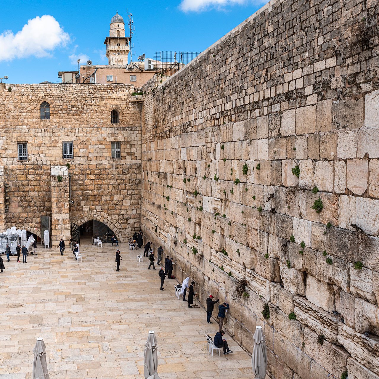 Die Westmauer in Jerusalem